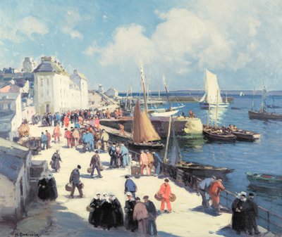 Douarnenez by Henri Alphonse Barnoin